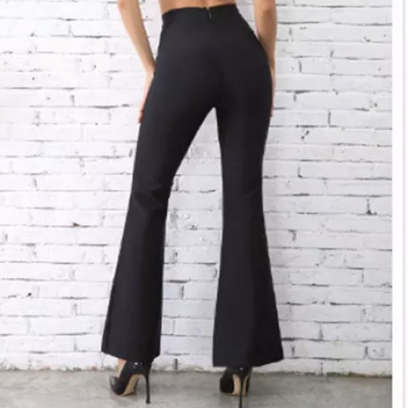 High Waist Bandage Casual Slacks
